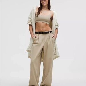 lululemon Daydrift HR Wide Leg Trousers Sheer Oak NWOT XXS